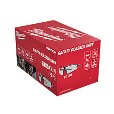 Окуляри захисні ENHANCED MilwaukeePRO з покриттям AS/AF (сірі) (144шт)