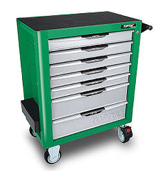 Візок з інструментом для автосервісу TOPTULPRO (Pro-Plus) 7 секцій 261ед. зелена GE-26117