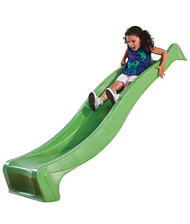Пластикова дитяча гірка 3 м червона (Бельгія) для активного відпочинку Салатовий