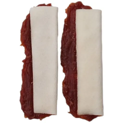 Ласощі для собак Weifang Sansho Food чипси з сиром'ятної шкіри з качиним м'ясом 500 г