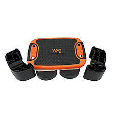 Багатофункціональна степ-платформа WCGPRO BalanceStep, чорна, 3 рівня