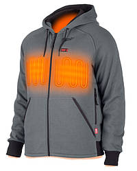 Толстовка з підігрівом MilwaukeePRO, M12 HHGREY4-0 (XL), сіра (розмір XL)