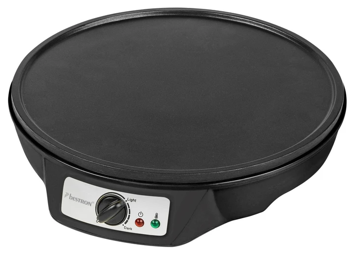 Млинниця електрична Bestron ASW602Z, електроплитка для приготування млинців 30 см, фото 1