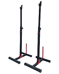 Стійки під штангу WCGPRO RG-400 з підставкою для дисків, чорні