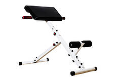 Гіперекстензія для спини WCGPRO, регульована, чорна, сталева конструкція