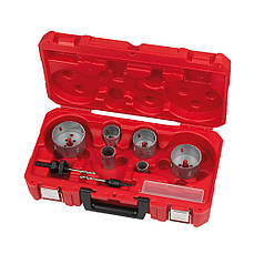 Набір коронок Holesaw BiM Contractor Set 1-(10шт.) , пластиковий кейс