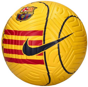 Футбольний м'яч Nike FC Barcelona 22/23 Strike DC2419-728, Жовтий, Розмір (EU) — 5