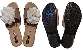 Жіночі шльопанці з прес шкіри розпродаж Туреччина