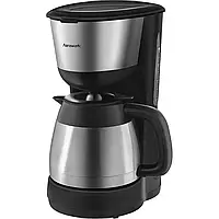 Кавомашина з фільтром Hanseatic HCM9001TJSD, кавник об'ємом 1 л, паперовий фільтр, 1x4, з термосом з нержавіючої сталі