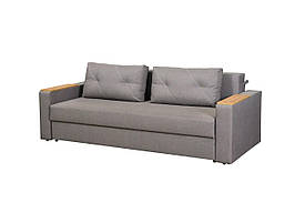 Диван 3-х місний розкладний Флінт 1 з накладками Модерн Сірий