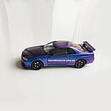 Металева машинка Nissan Skyline GT-R R34 1:24 Колекційна модель з «Форсаж 2» з дверима, що відкриваються, фото 4