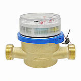 Лічильник води ETR-UA 15/110 R50 для хол.води (без згонів) - 7295, фото 3