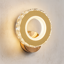 Cвітильник Бра LED SVET 24W колір Золотистий SY-16010/1W TIGD