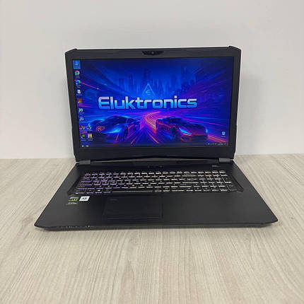 Б/в Ігровий ноутбук eluktronics 17 pa17 HP 6 17.3" 2560x1440| i7-7700HQ| 16GB RAM| 240GB SSD NVMe| GTX 1070 8GB, фото 1