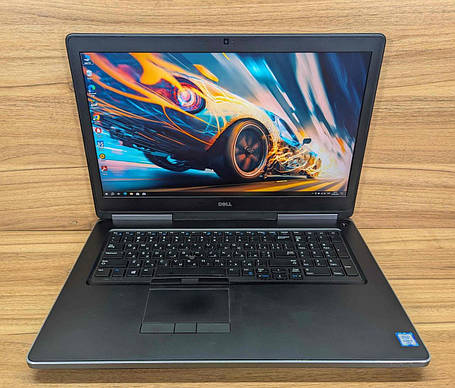 Б/в Ноутбук Dell Precision 7710 17.3" 1920x1080| i7-6920HQ| 32GB RAM| 256GB SSD+640GB HDD| Quadro M3000M 4GB, фото 1