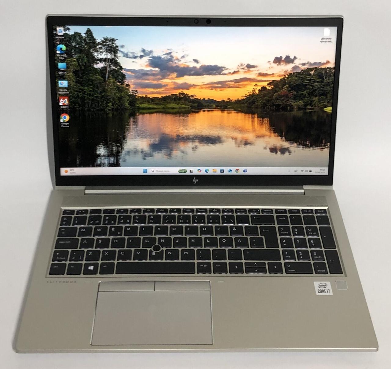 Б/в Ноутбук HP EliteBook 850 G7 15.6" 1920x1080 Touch| i7-10510U| 16GB RAM| 256GB SSD NVMe| MX250 2GB