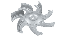 Крильчатка двигуна обдування (конвекції) для духовки Beko 217440102