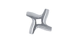 Ніж для м'ясорубки, 46/8 мм, HV2, HV3, HV4, HV5, HV8, Moulinex, Whicepart (односторонній)