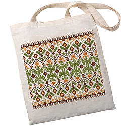 Екошопер BookOpt BK 4111 Карпатська вишивка бежевий