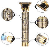 Професійна бритва-машинка для стрижки волосся Shuke, Машинка для стрижки волосся без шуму EY-49, фото 2