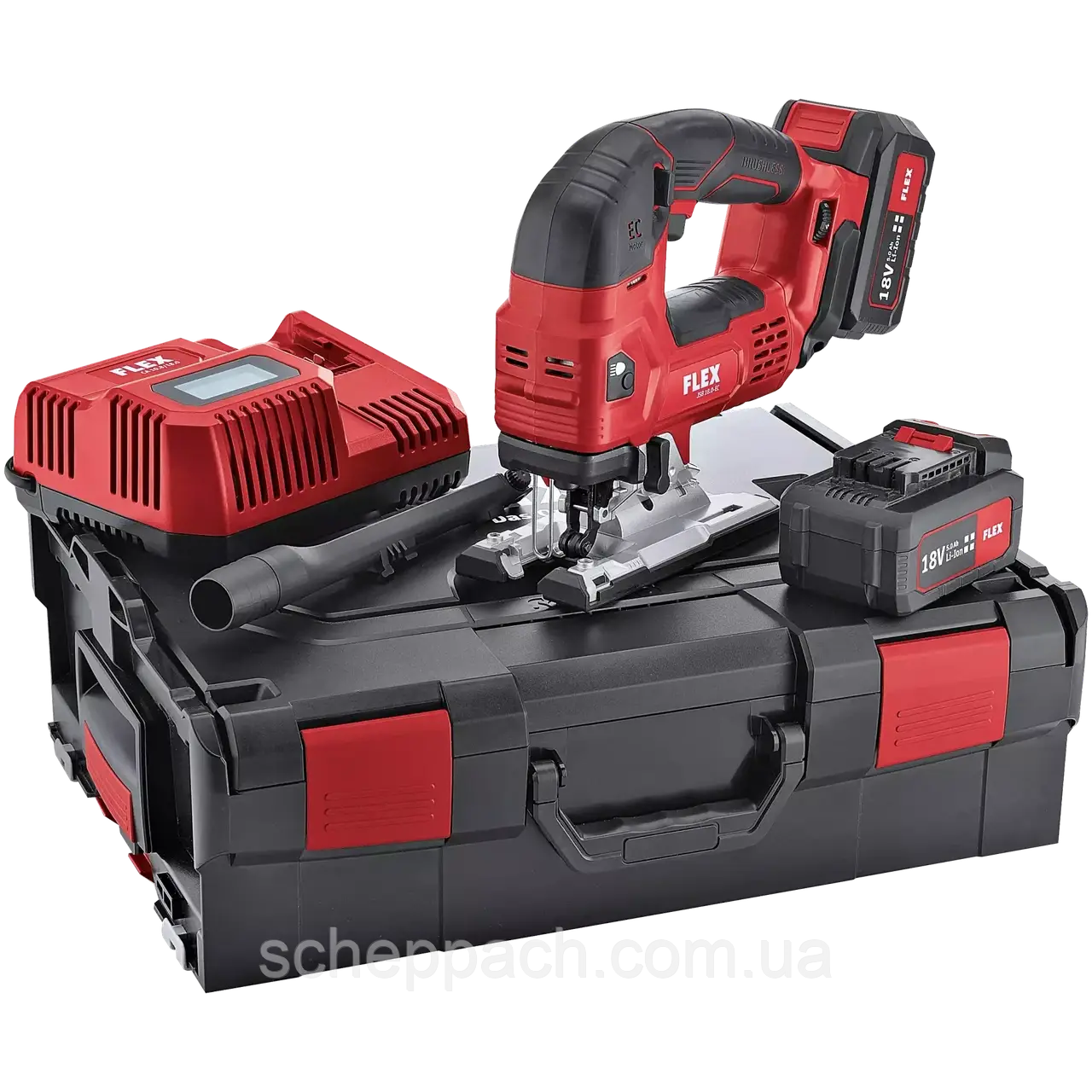 Акумуляторний лобзик FLEX JSB 18.0-EC/5.0 Set, фото 1