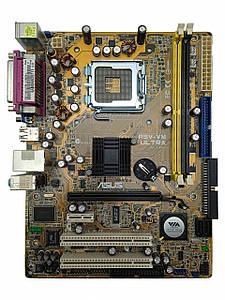 Материнська плата s775 Asus P5V-VM Ultra VIA P4M890 GM 2*DDR2 б/в