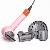 Фен стайлер для волосся 5 в 1 Supersonic Premium 1600 Вт 5 насадок 3 режими швидкості Рожевий PH770PBL