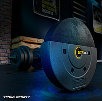 Гантелі композитні TREX Sport TX-010SK 2х10кг, фото 3