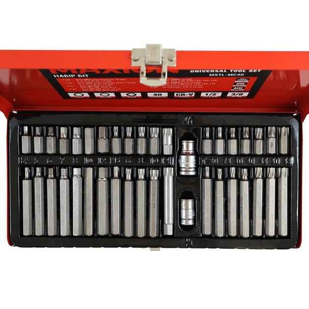 Набір біт 40 одиниць Cr-V MAXION MXTL- MC40, фото 1