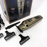 Практична машинка для стрижки волосся VGR V-901, Електромашинка для волосся, Підстригальна машинка SK-59, фото 8