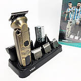 Багатофункціональний тример для стрижки волосся і тіла VGR, Електрична машинка для стрижки побутова SX-18, фото 6