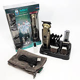 Машинка для стрижки волосся з професійними ножами VGR, Професійна машинка для стрижки волосся в салон PJ-95, фото 8