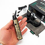 Бритва для вологого видалення волосся, Електробритва, Електробритва для стрижки бороди і волосся LM-71, фото 6