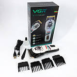 Багатофункціональна акумуляторна машинка для стрижки, Бездротова машинка для стрижки волосся HU-23, фото 2