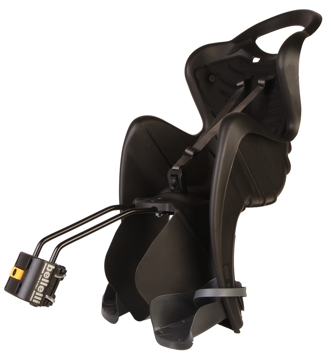 Сидіння задн. Bellelli Mr Fox Clamp до 22 кг, чорне