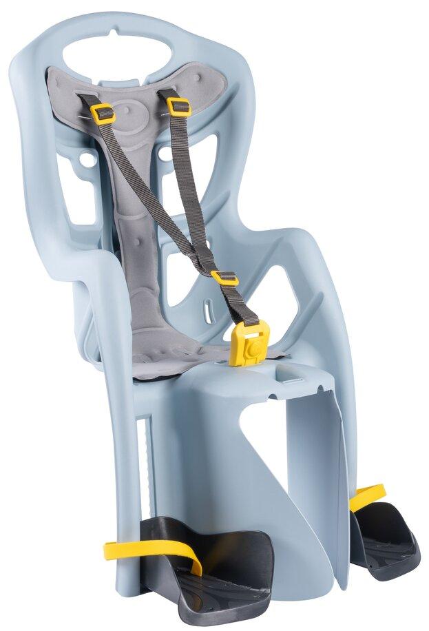 Сидіння задн. Bellelli Pepe Clamp до 22 кг, блакитне-сіре