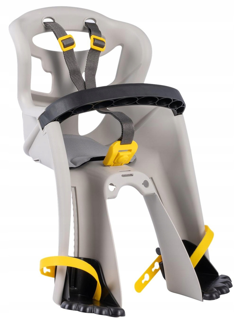 Сидіння пер. Bellelli Tatoo Handlefix до 15 кг, темно-сіре сріблясте