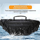 Сумка на пояс нагрудна, Чоловіча сумка на груди через плече Чоловіча бананка груди RX-21, фото 2