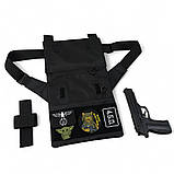 Сумка для повсякденного життя, Чоловіча сумка барсетка, Сумка кобура наплічна Сучасна месенджер EA-63, фото 3