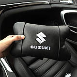 Подушка підголовник для водія Suzuki, Подушка під шию, Подушки для машини, Подарунок чоловікові водію GS-55, фото 6