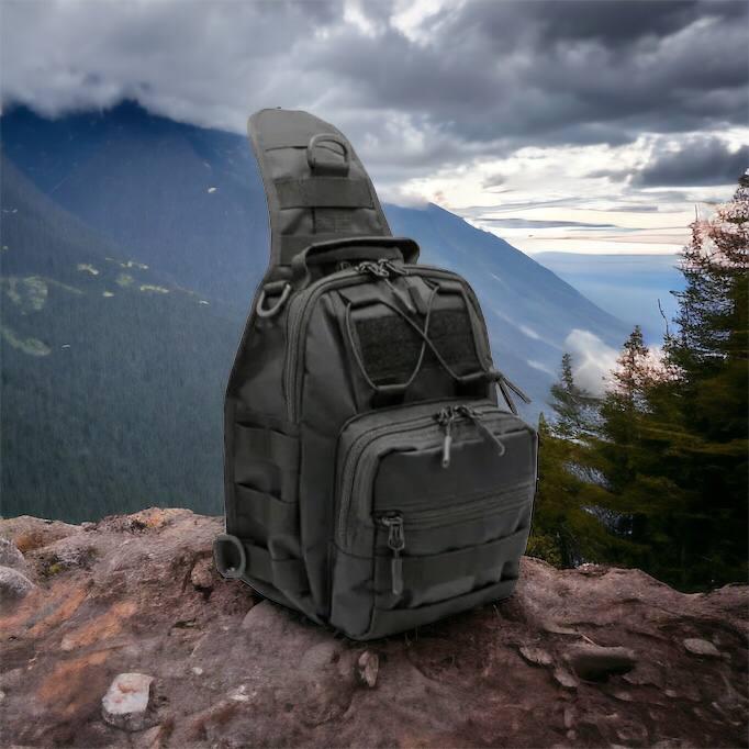 Чоловіча тактична сумка барсетка, Сумка пояс плече чоловіча тактична, Тактичні месенджери сумки IJ-33, фото 1