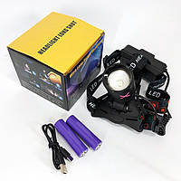 Фонарик на лоб CT012-P-TG, Головной фонарь для активного отдыха, Мощный налобный фонарь для рыбалки TN-74