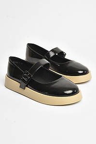 Туфлі дитячі для дівчинки чорного кольору р.35 205659P