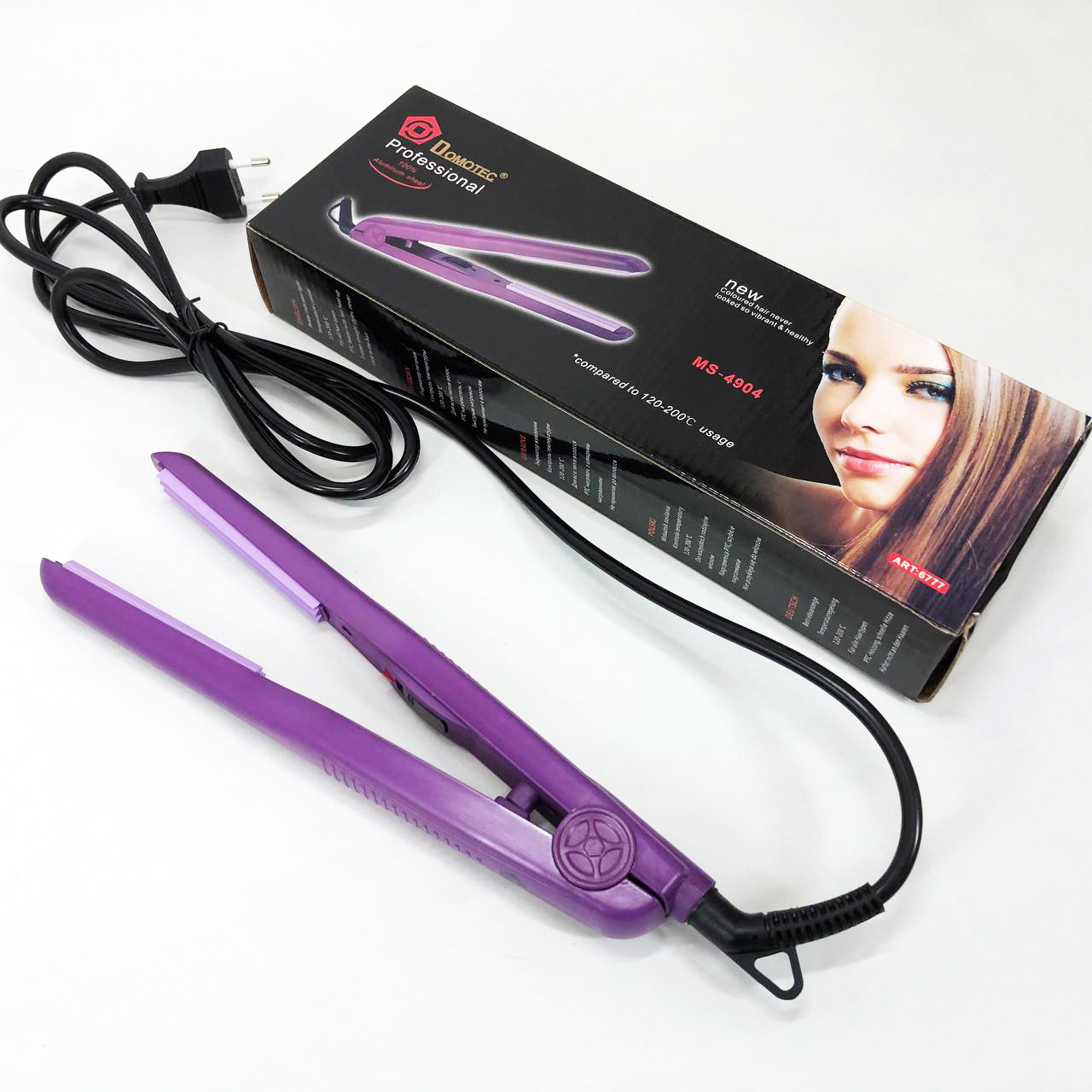 Хороша випрямляч випрямляч для волосся Domotec MS-4904 30 W, Плойка для локонів волосся RM-20, фото 1