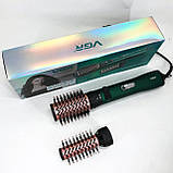 Щітка для волосся що обертається, Фен щітка для об'єму волосся Фен будь-яких типів GX-86, фото 6