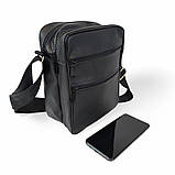 Сумка для документів зручна, Модна сумка планшет на груди, через плече Міська сумка-месенджер HK-16, фото 2