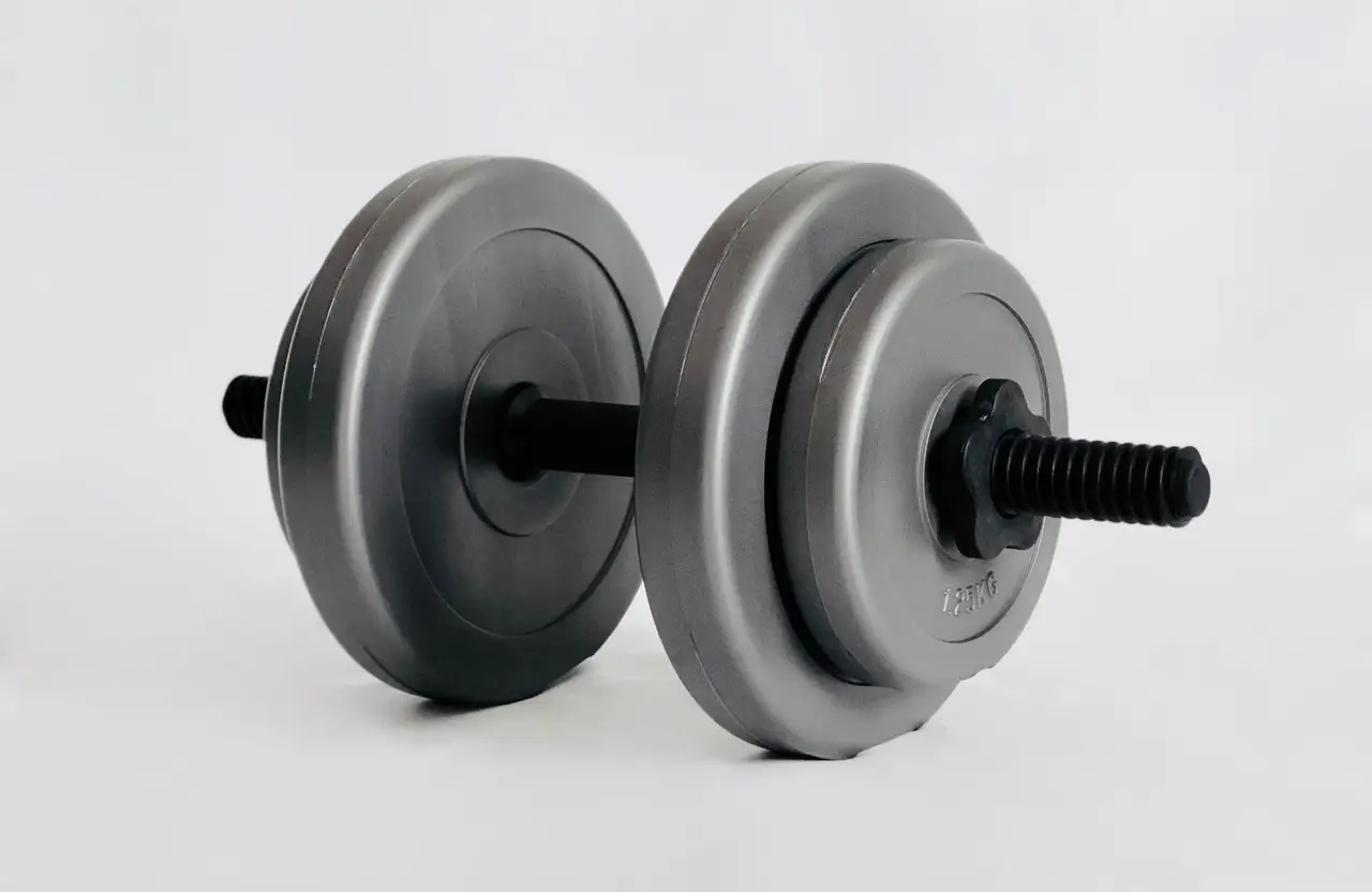 Гантель розбірна  WCG 8 кг сіра, фото 1