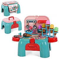 Дитяча Іграшкова Кухня Dk666-11d 28 Предметів, Посуд, Продукти Adver