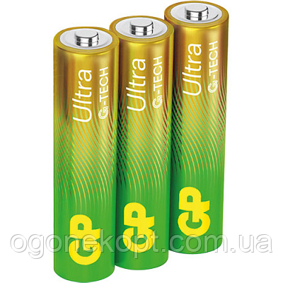 Батарейки GP — Ultra Alkaline ААА LR03 24AU-S21.5V