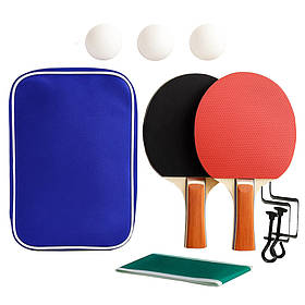 Набір для настільного тенісу VITOR Newt NE-VT-6, 2 ракетки, 3 кульки, сітка, Toyman